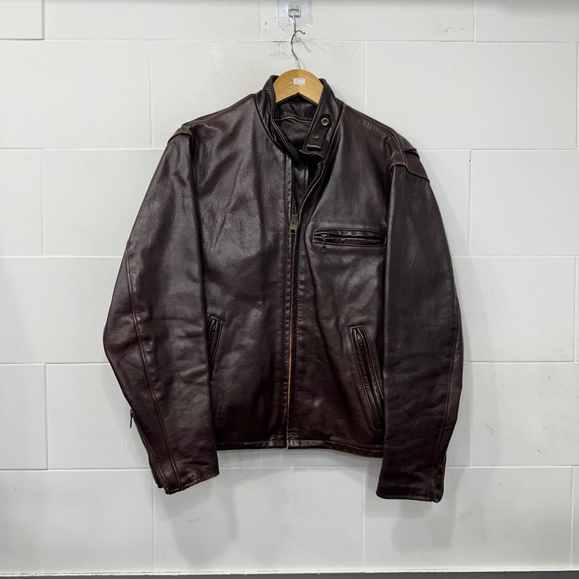 Schott 쇼트 90‘s 가죽자켓 상품이미지1