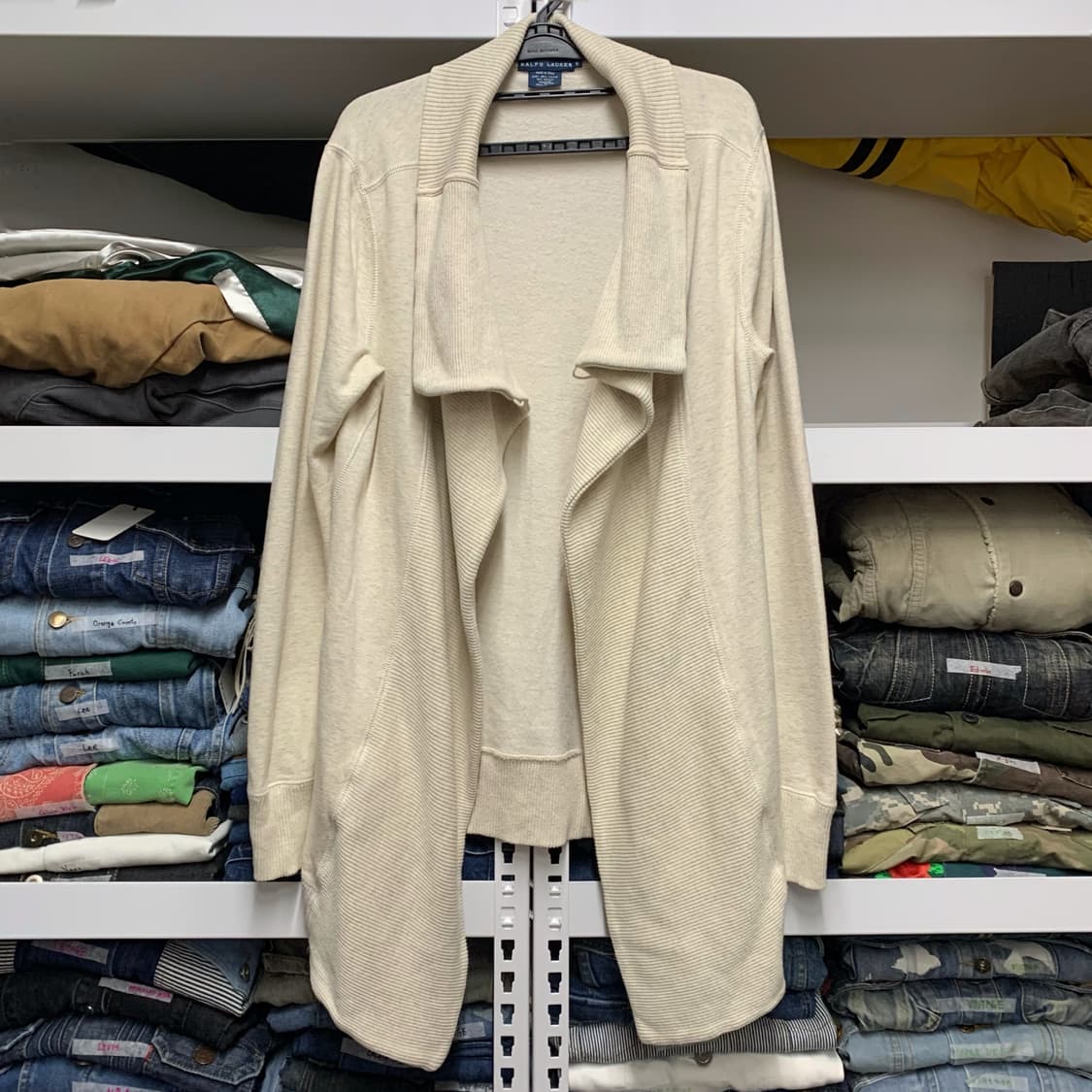 [S] 랄프로렌 숄카라 롱가디건 상품이미지4