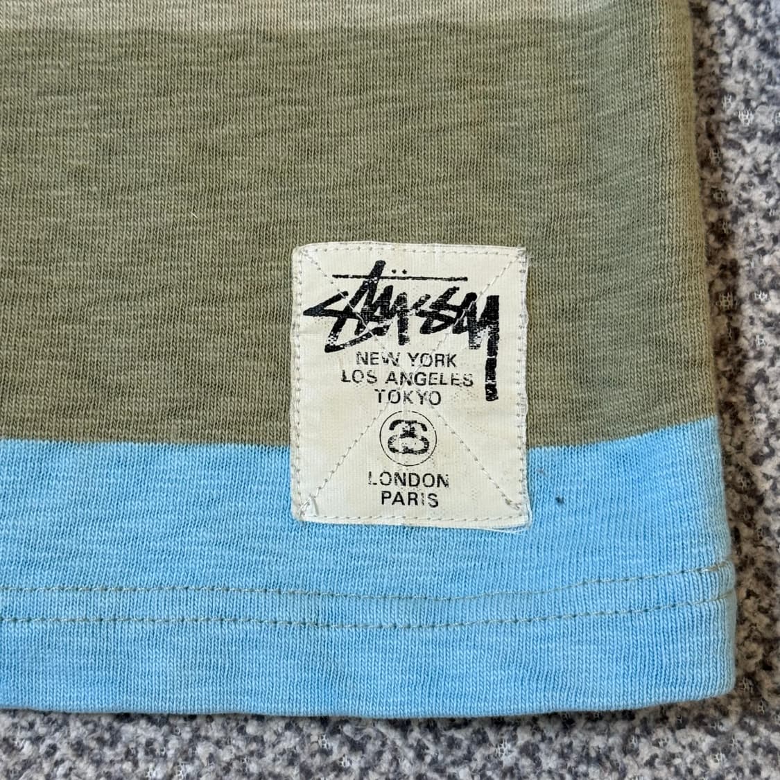 2000s 스투시 1989 월드투어 럭비티 상품이미지5