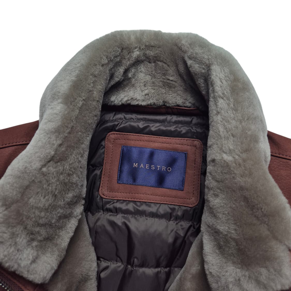 [105] 마에스트로 소가죽 구스다운 패딩자켓 상품이미지6