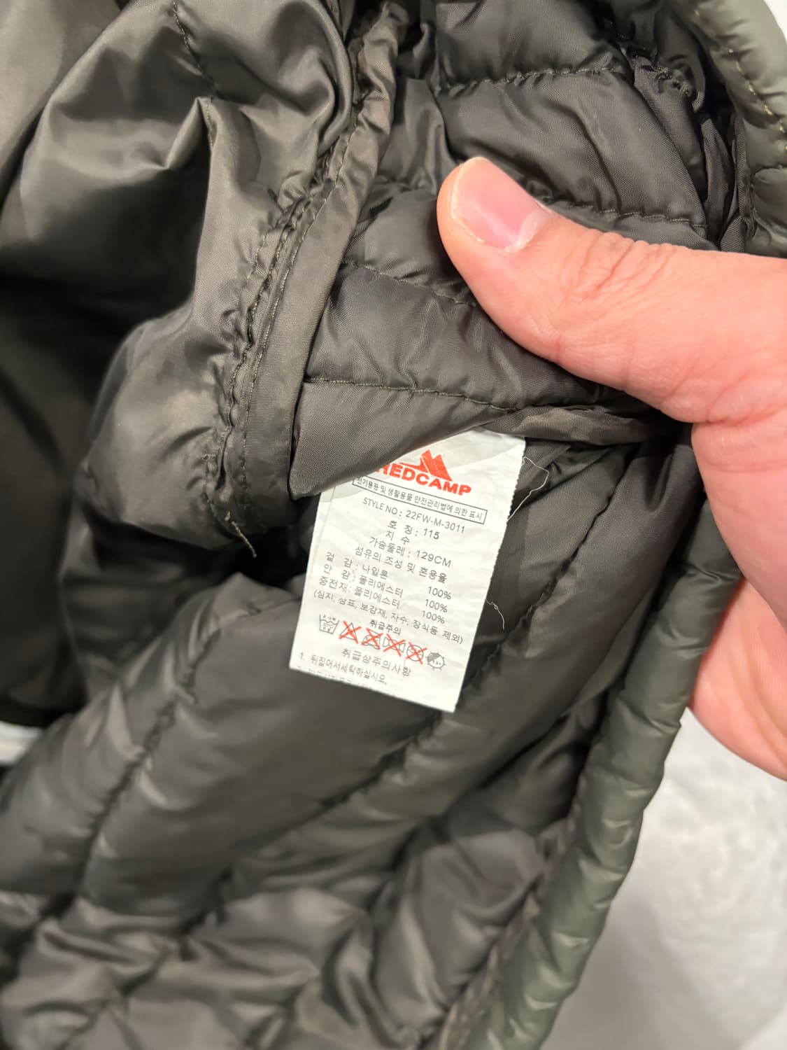 빈티지 경량패딩   상품이미지9