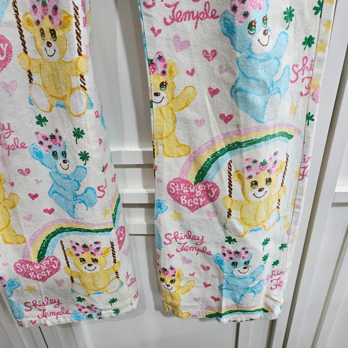 곰돌이 패턴 바지 상품이미지5