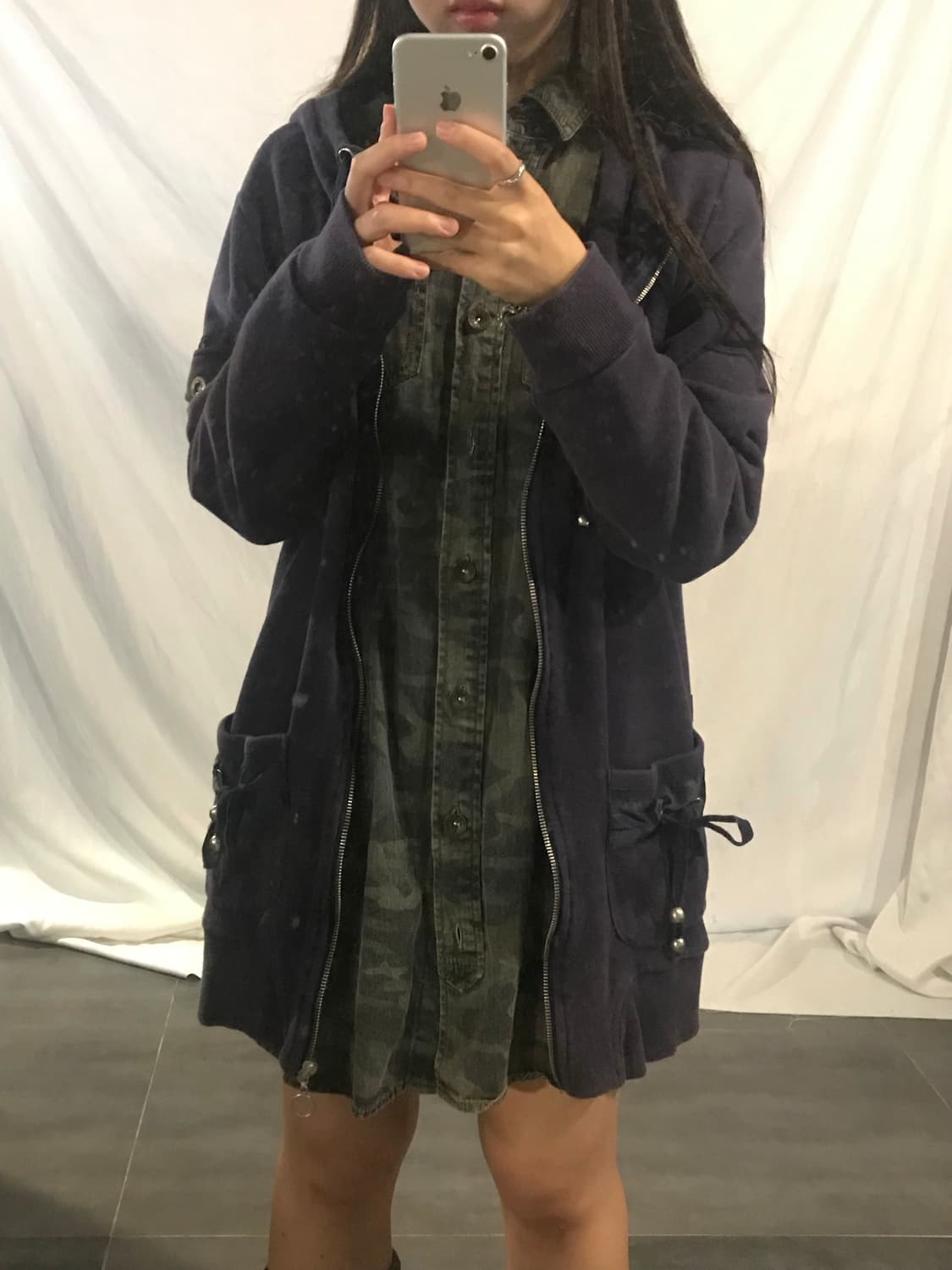 ball point hoodie zip-up 상품이미지6