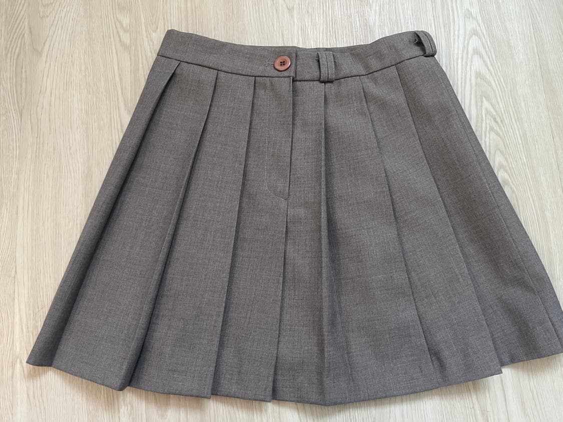 (새상품) 플리츠 그레이스커트 s 상품이미지2