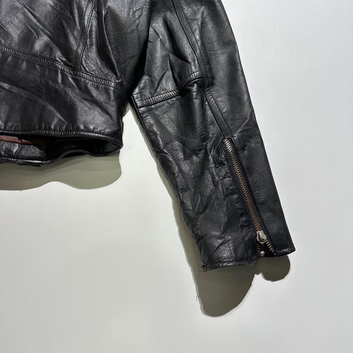 Machope 재팬라인 소가죽 라이더 자켓 상품이미지7