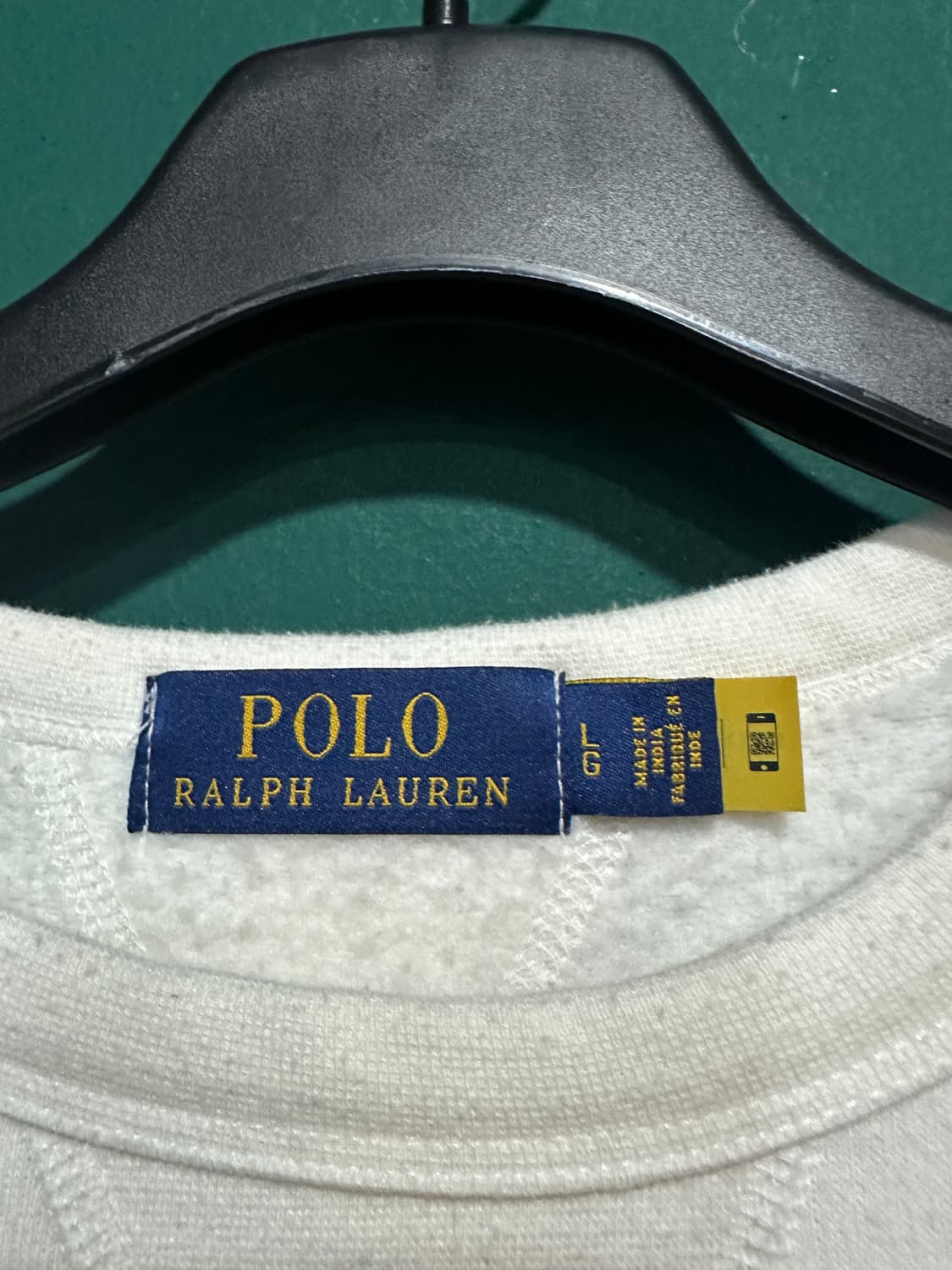 폴로 맨투맨 화이트 100사이즈  상품이미지5