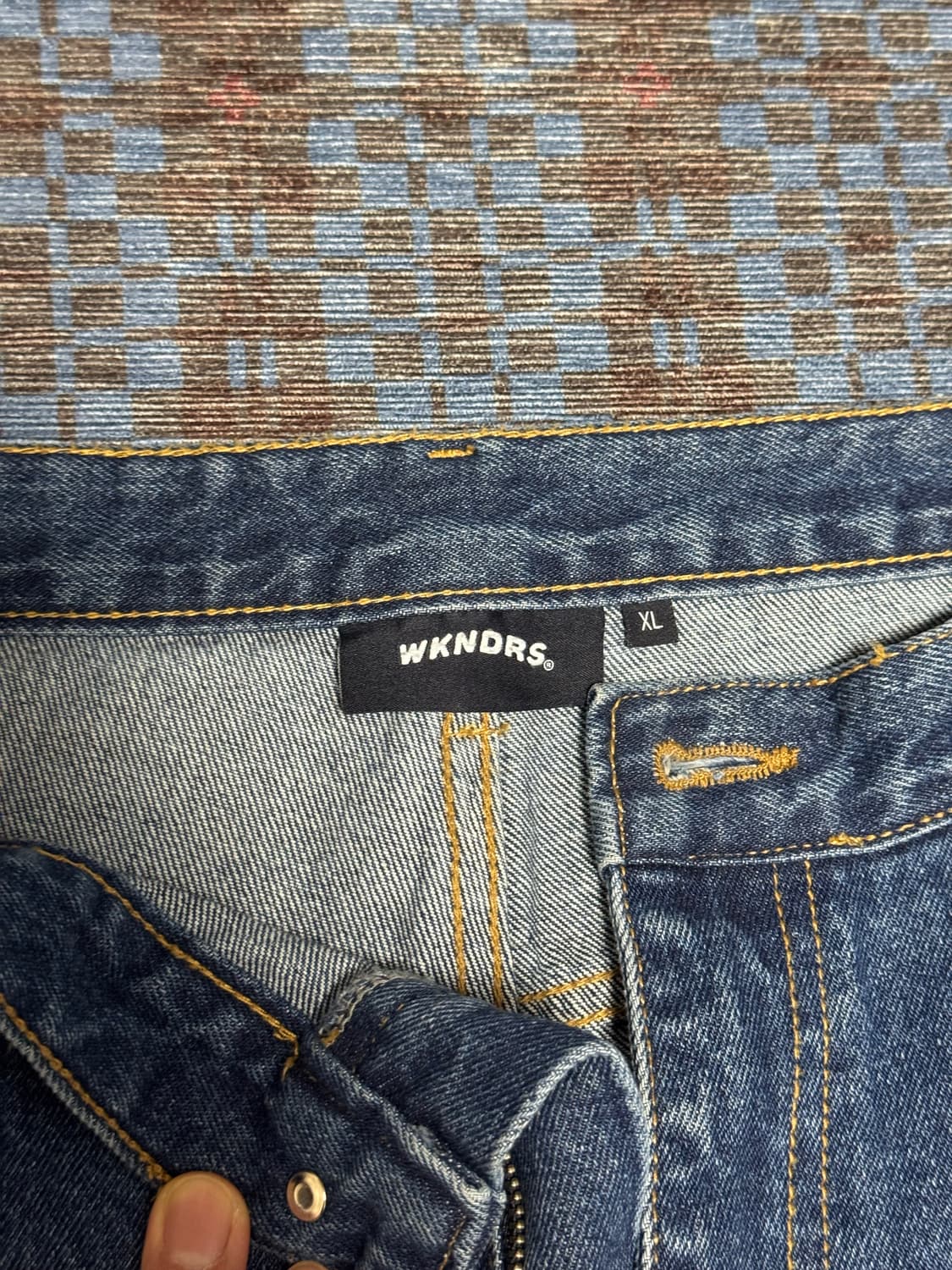 WKNDRS 위캔더스 진청바지 상품이미지2