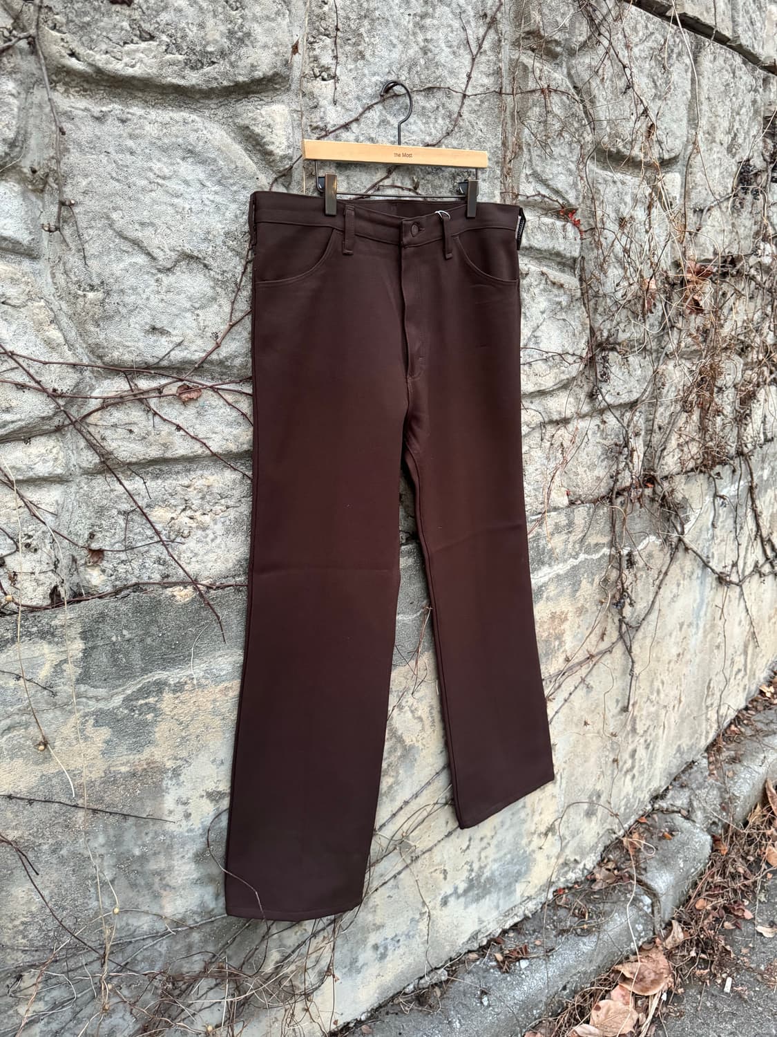 70s 랭글러 usa 빈티지 스타프레스트 메카닉 웨스턴 부츠컷 팬츠 상품이미지4