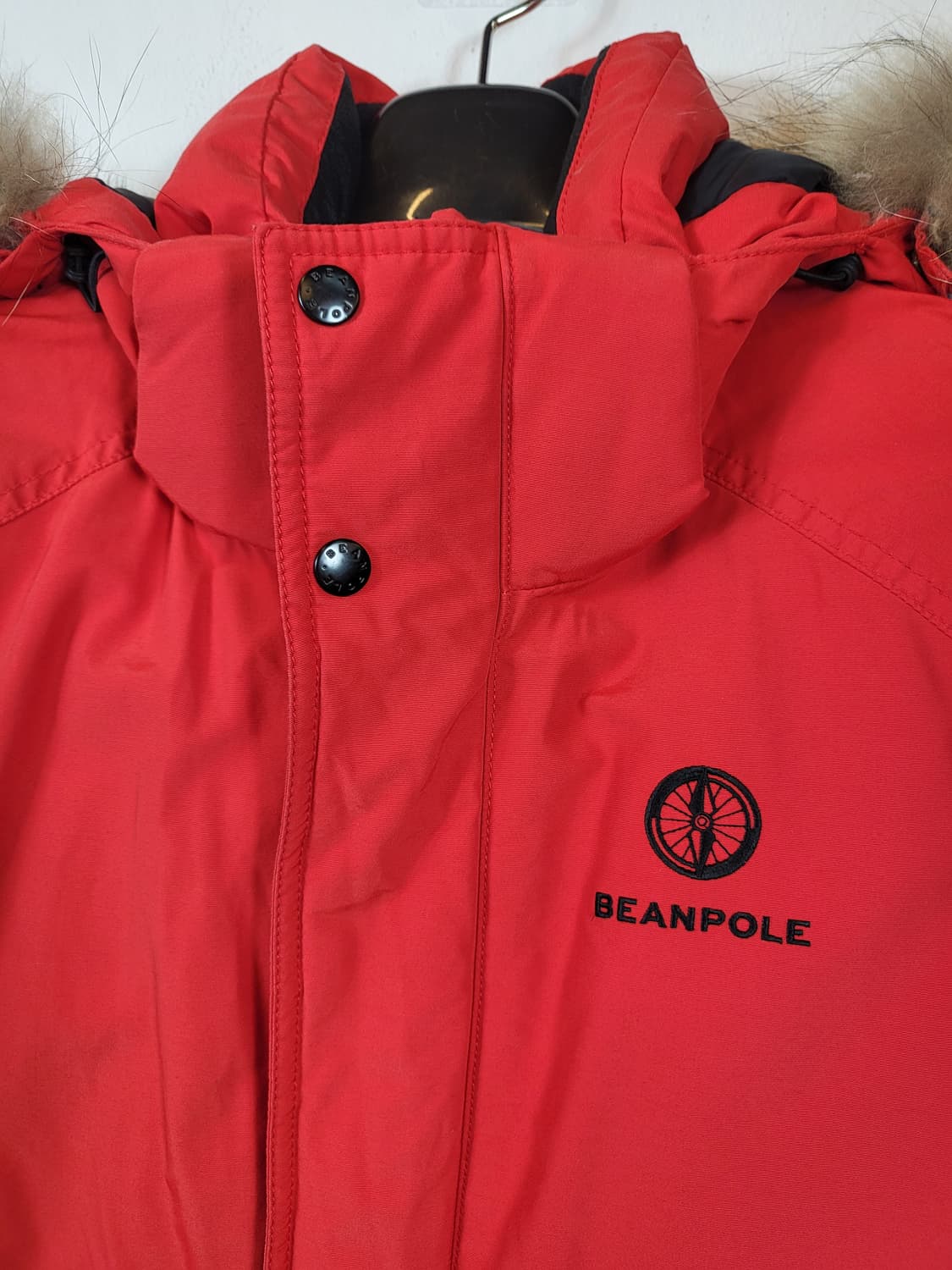 빈폴 아웃도어 레드 다운패딩 95 M 상품이미지3