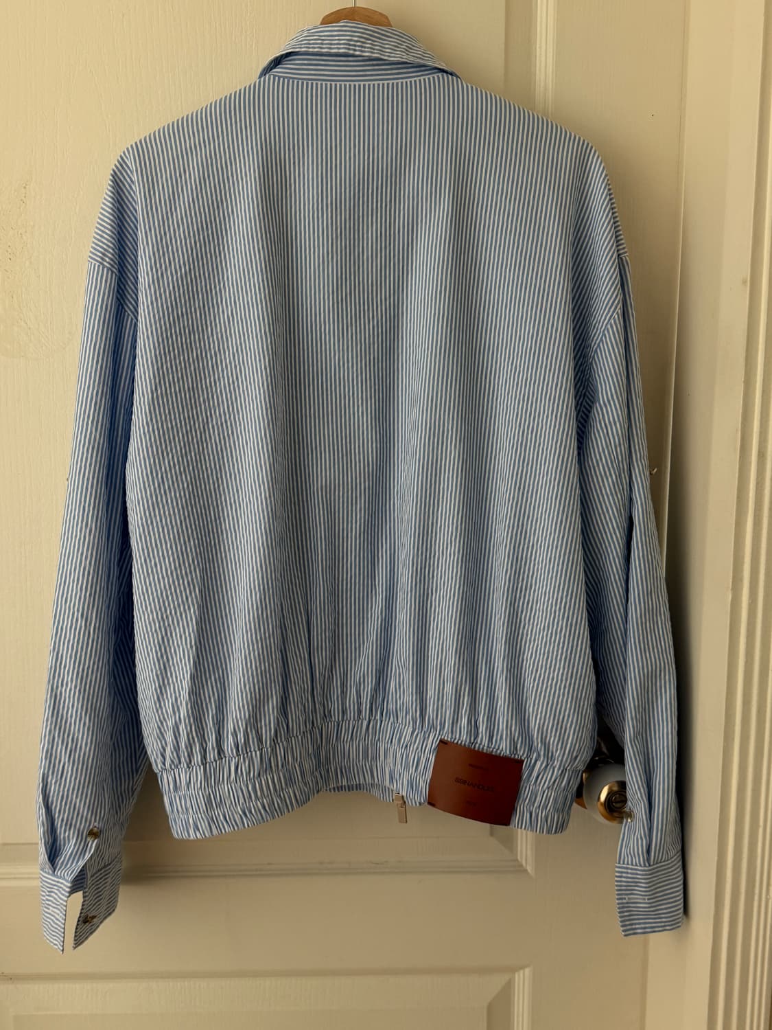 신앤리 크루징 스트라이프 해링턴 자켓 블루 L 상품이미지6