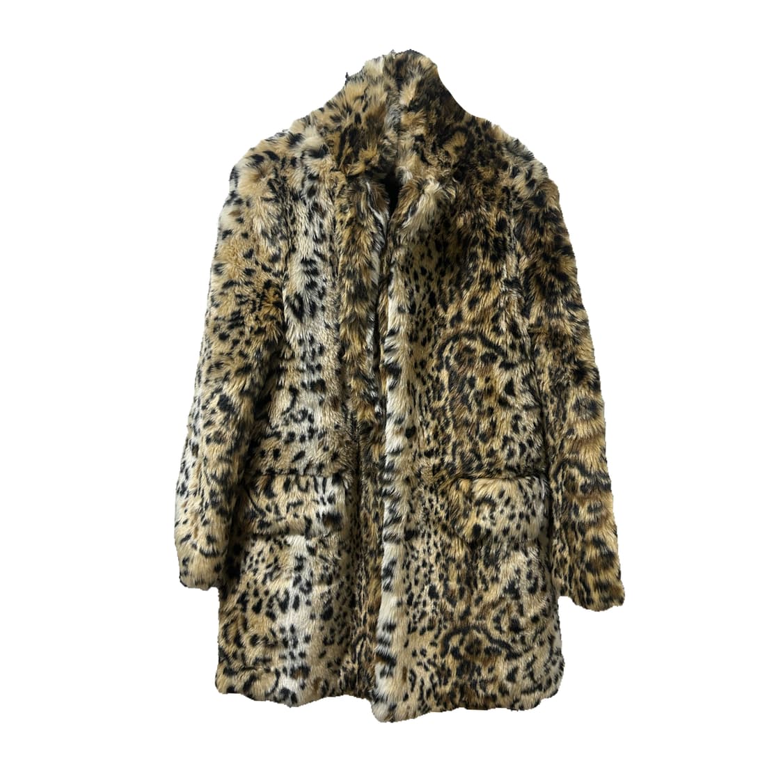 레오파드 호피 페이크 퍼자켓 상품이미지2