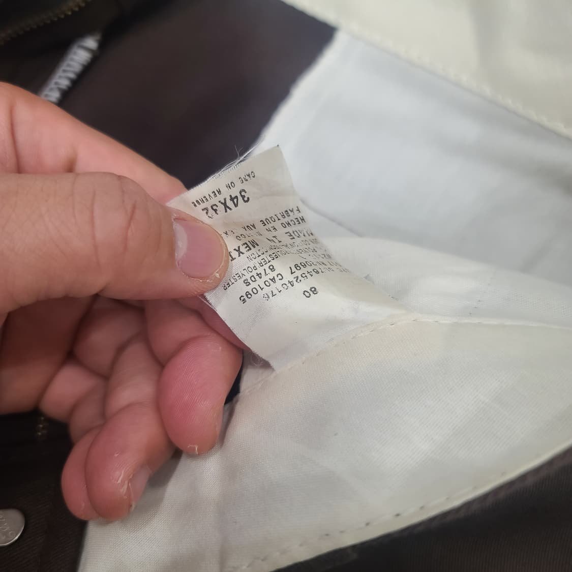 디키즈874  브라운컬러 34x32 팝니다. 상품이미지2