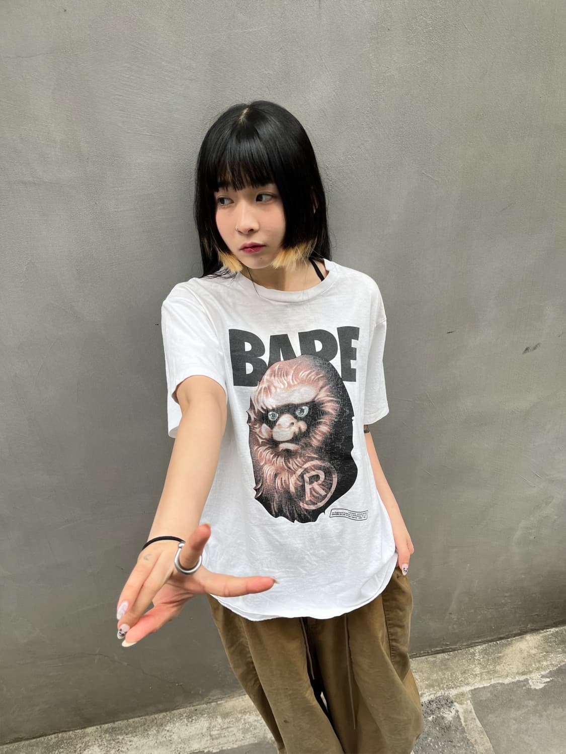 베이프 프린팅 티셔츠 상품이미지2