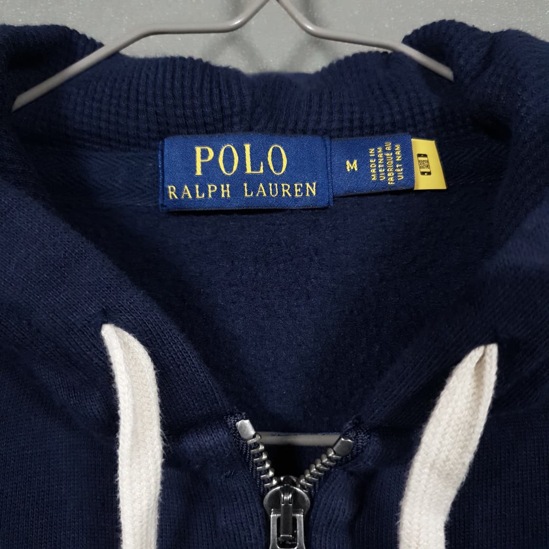 폴로 랄프로렌 최신형 23FW QR 플리스 풀 지퍼 후디 후드집업 자켓 상품이미지5