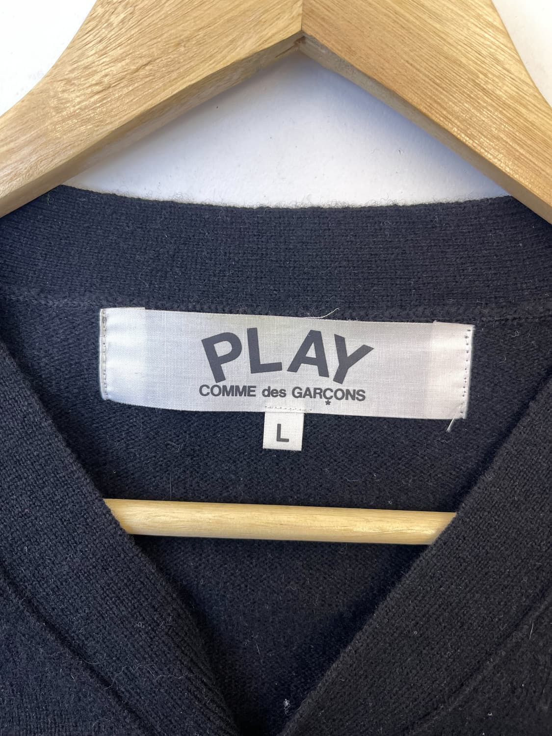 꼼데가르송 플레이 하트 와펜 울 가디건 상품이미지5