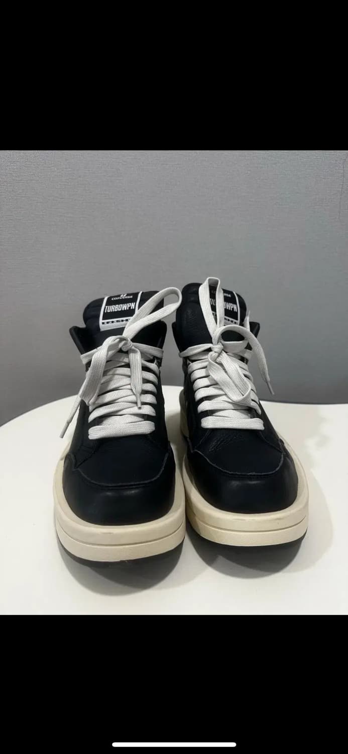 컨버스 다크쉐도우 터보웨폰 크림 블랙 상품이미지6