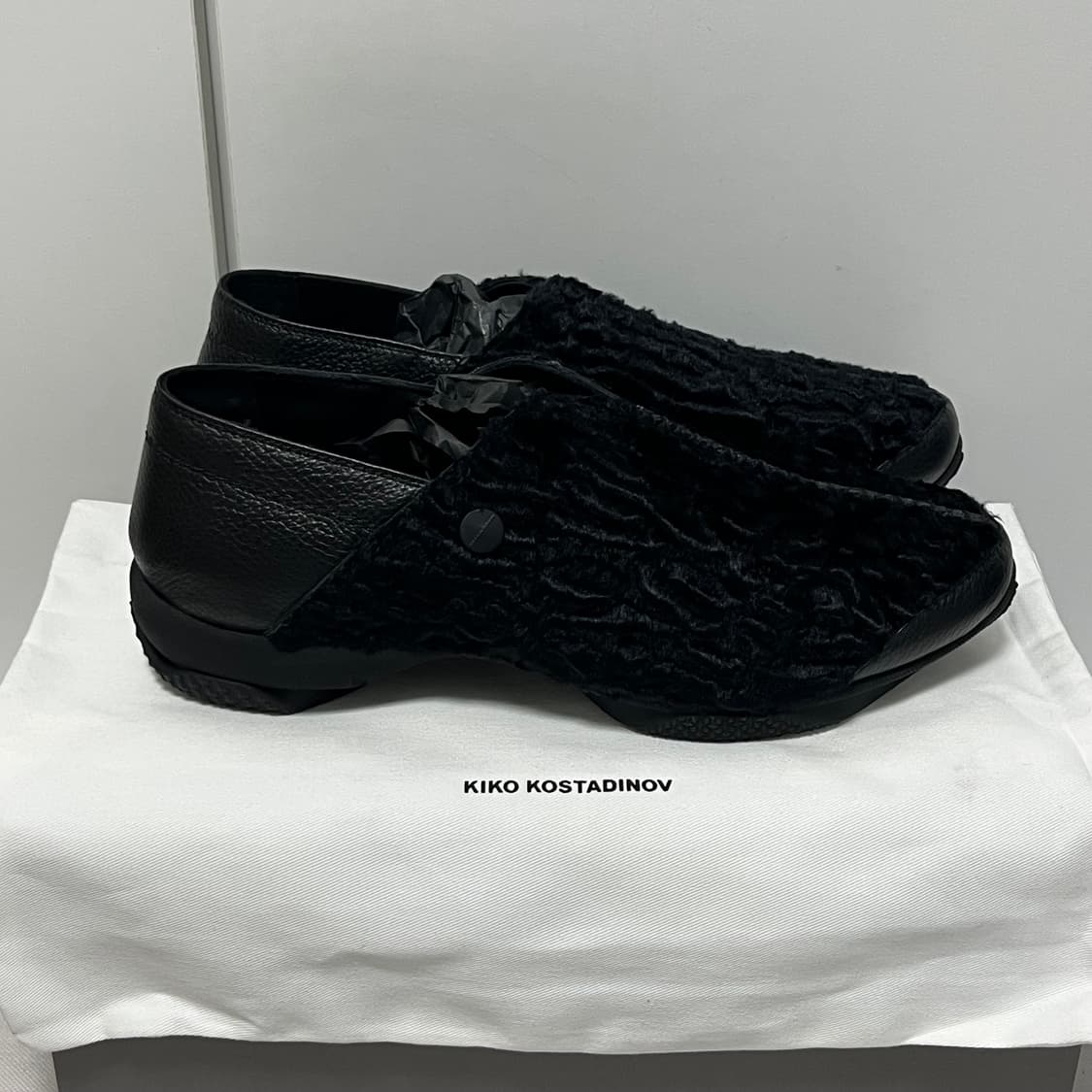 [41,42,43]키코 코스타디노브 25fw VIG 슬립온 슈즈/블랙 상품이미지3