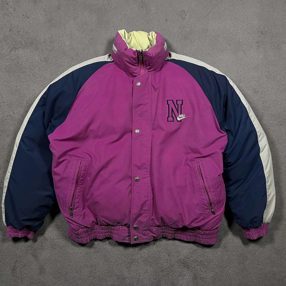 90's 나이키 삼나스포츠 리버시블 다운 패딩 자켓 상품이미지4