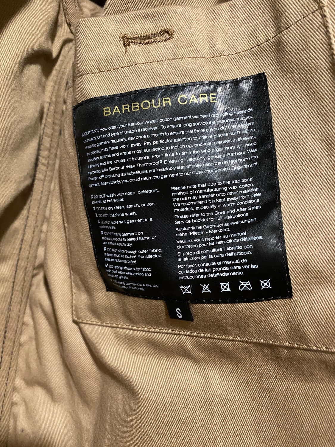 바버 x 마가렛호웰 a73 자켓 상품이미지6