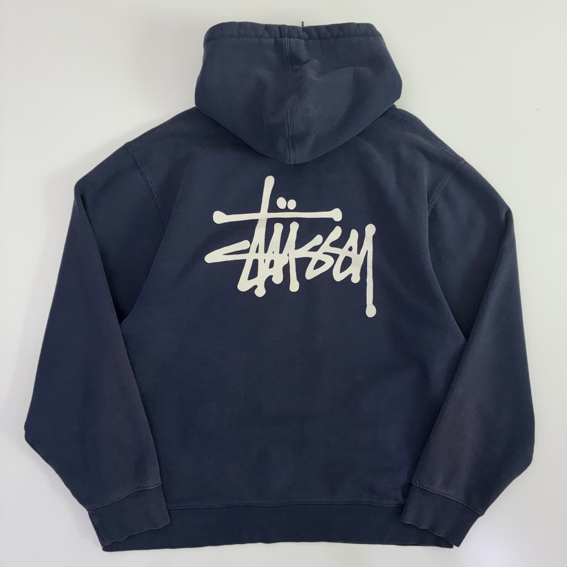 Stussy 스투시 네이비 스탁 후드티 상품이미지2