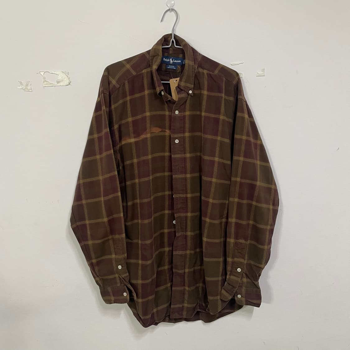 폴로랄프로렌 브라운 체크 셔츠 상품이미지1