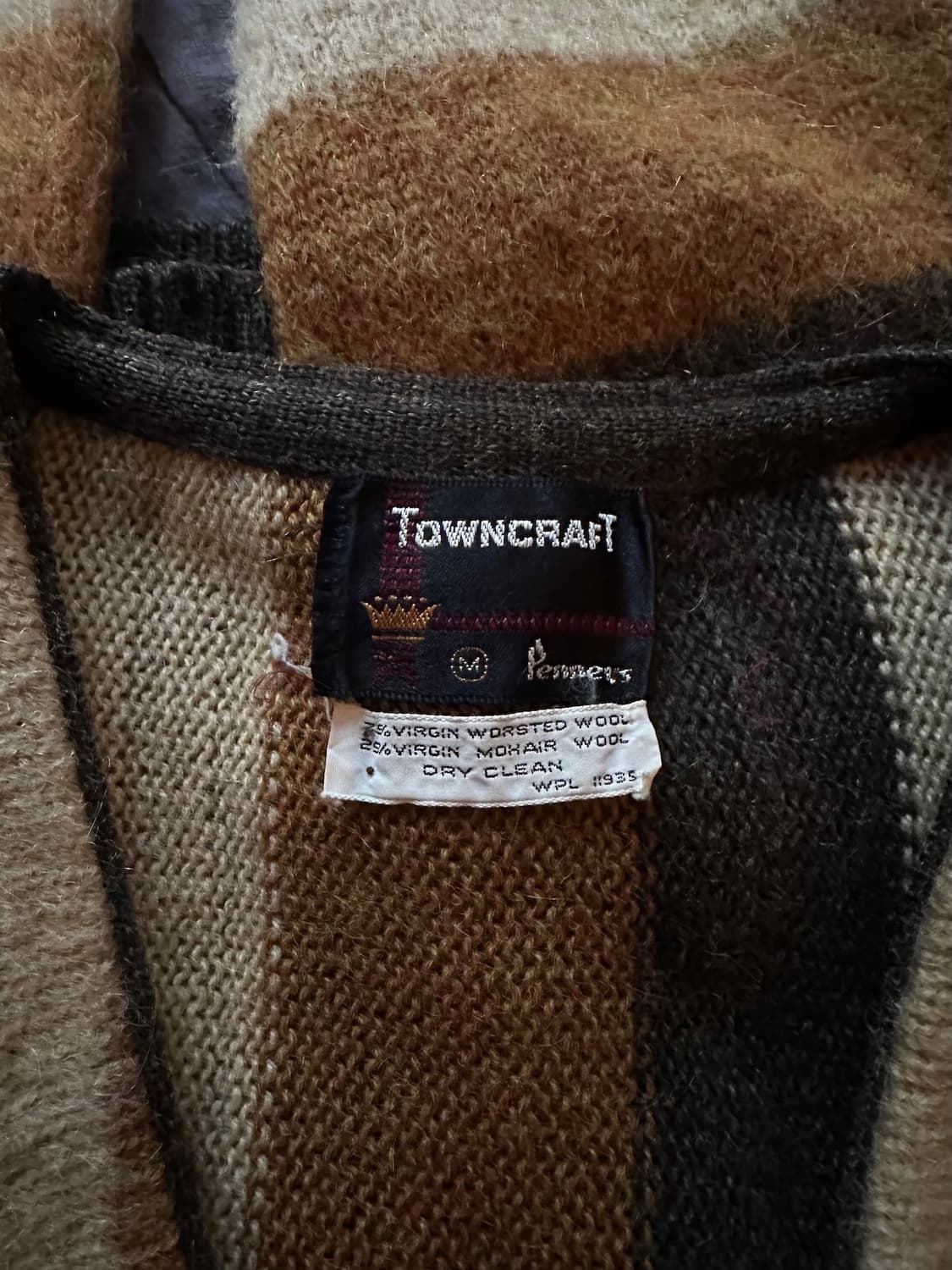 1960s JC Penney 타운크래프트 빈티지 모헤어 가디건 카디건 상품이미지7