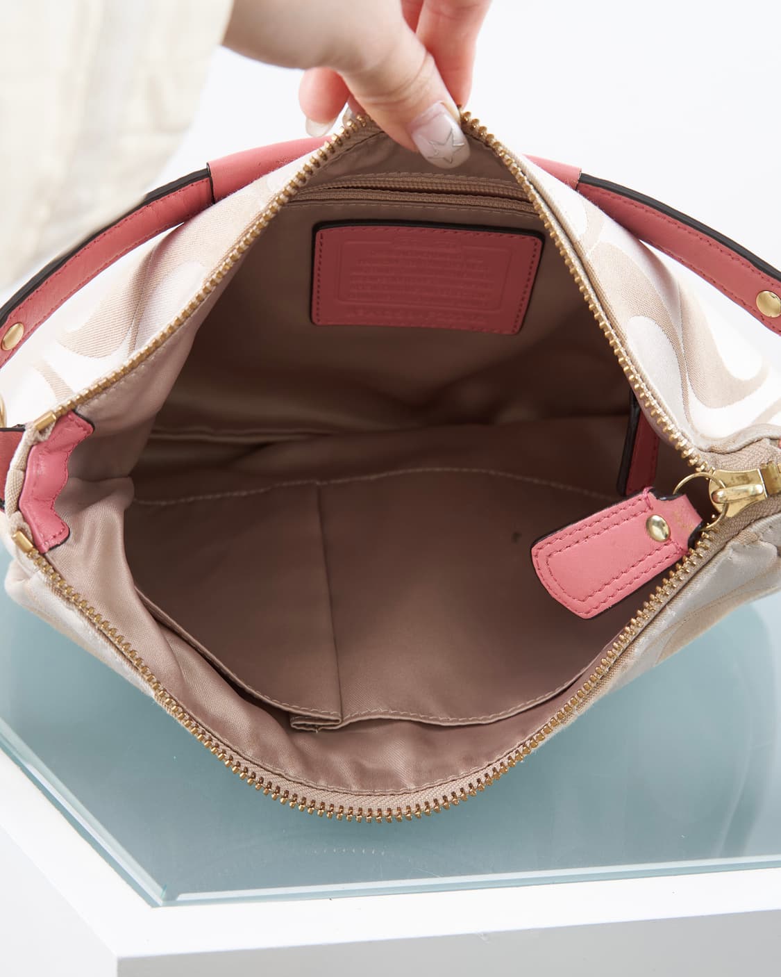 Coach 시그니처 크리스틴 체인 숄더백 상품이미지6