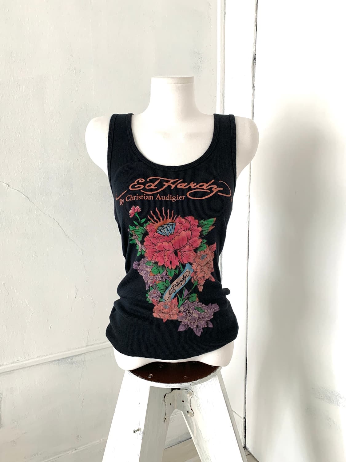 Ed Hardy tattoo print sleeveless top(새상품 상품이미지6