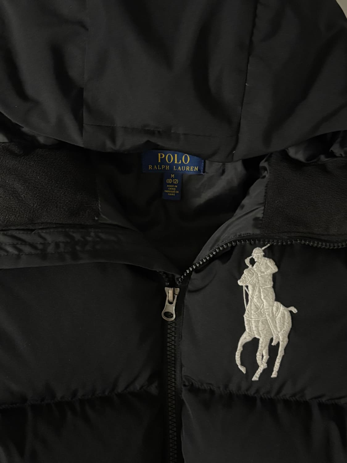 폴로 빅포니 패딩 블랙 XS 상품이미지3