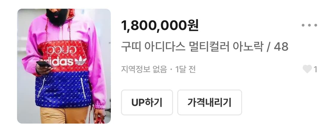 구찌 멀티컬러 아노락  상품이미지9