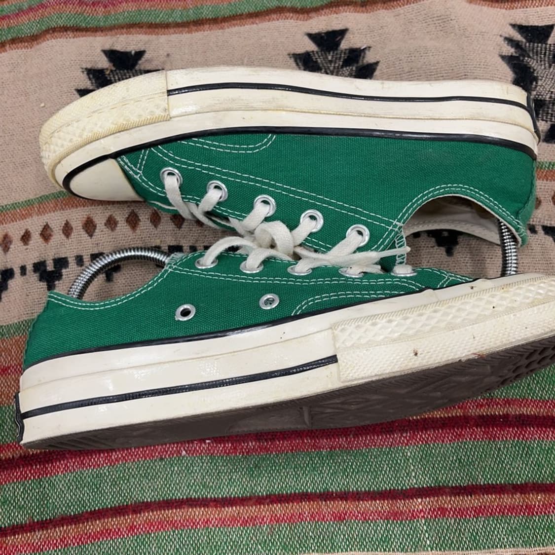 컨버스 척테일러 70 로우 그린 스니커즈 230 X01661 상품이미지3