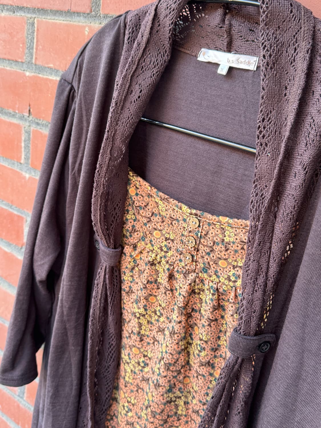 모리걸 레이스 트리밍 레이어드 탑 상품이미지2