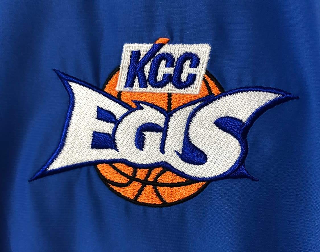 KBL 아식스 전주KCC이지스 선수지급/실착 웜업자켓 130 #33 상품이미지6