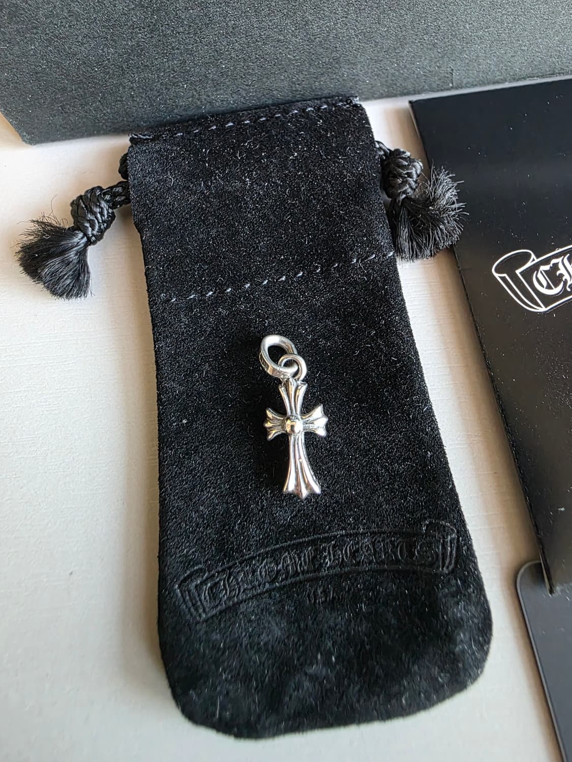 [풀구성,세척완료]크롬하츠 베이비펫 펜던트+볼체인 상품이미지2