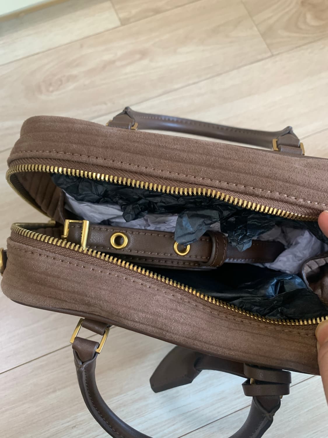 [찰스앤키스] 미니 시아나 코듀로이 보울링 백 크로스백 상품이미지5