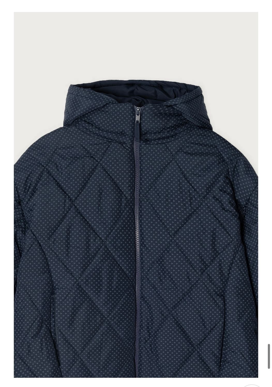 HOODED QUILTED JUMPER DARK LAKE 상품이미지2