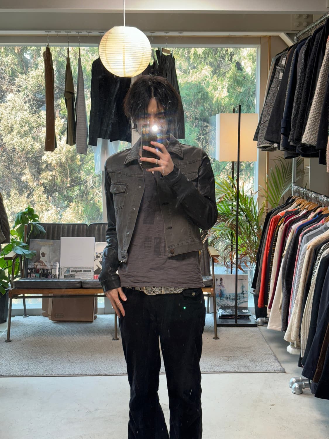 Ksubi 레더 슬리브 데님 자켓 상품이미지3