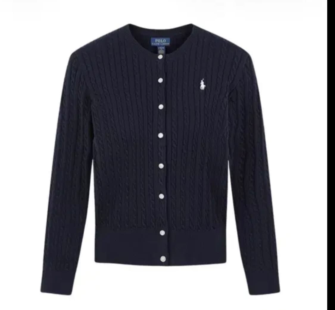 폴로 랄프로렌 키즈 가디건 네이비 상품이미지1