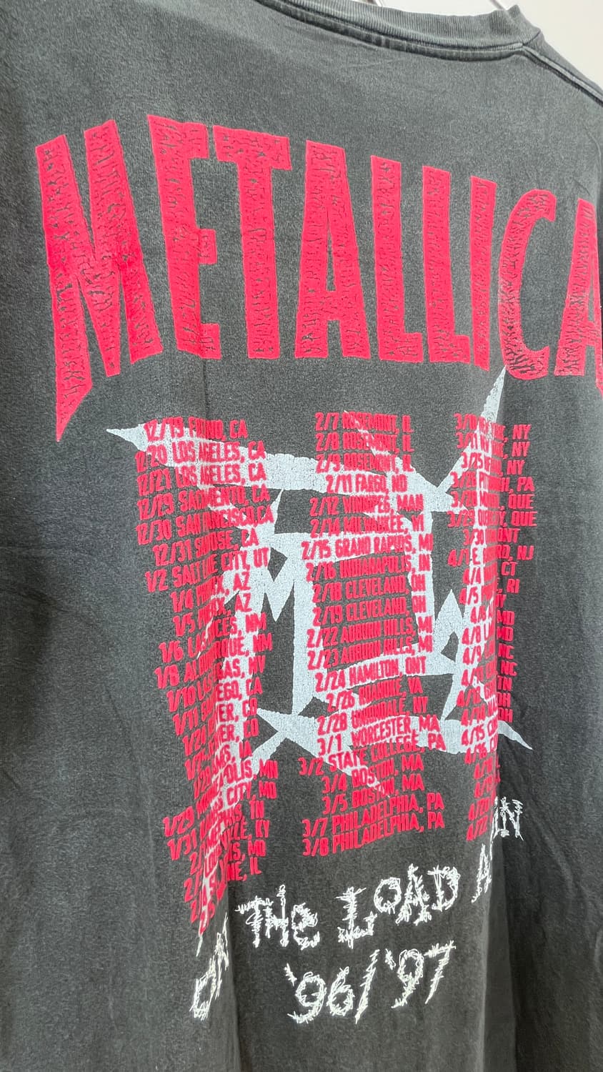 [90's Original] Metallica 1996-1997 상품이미지5