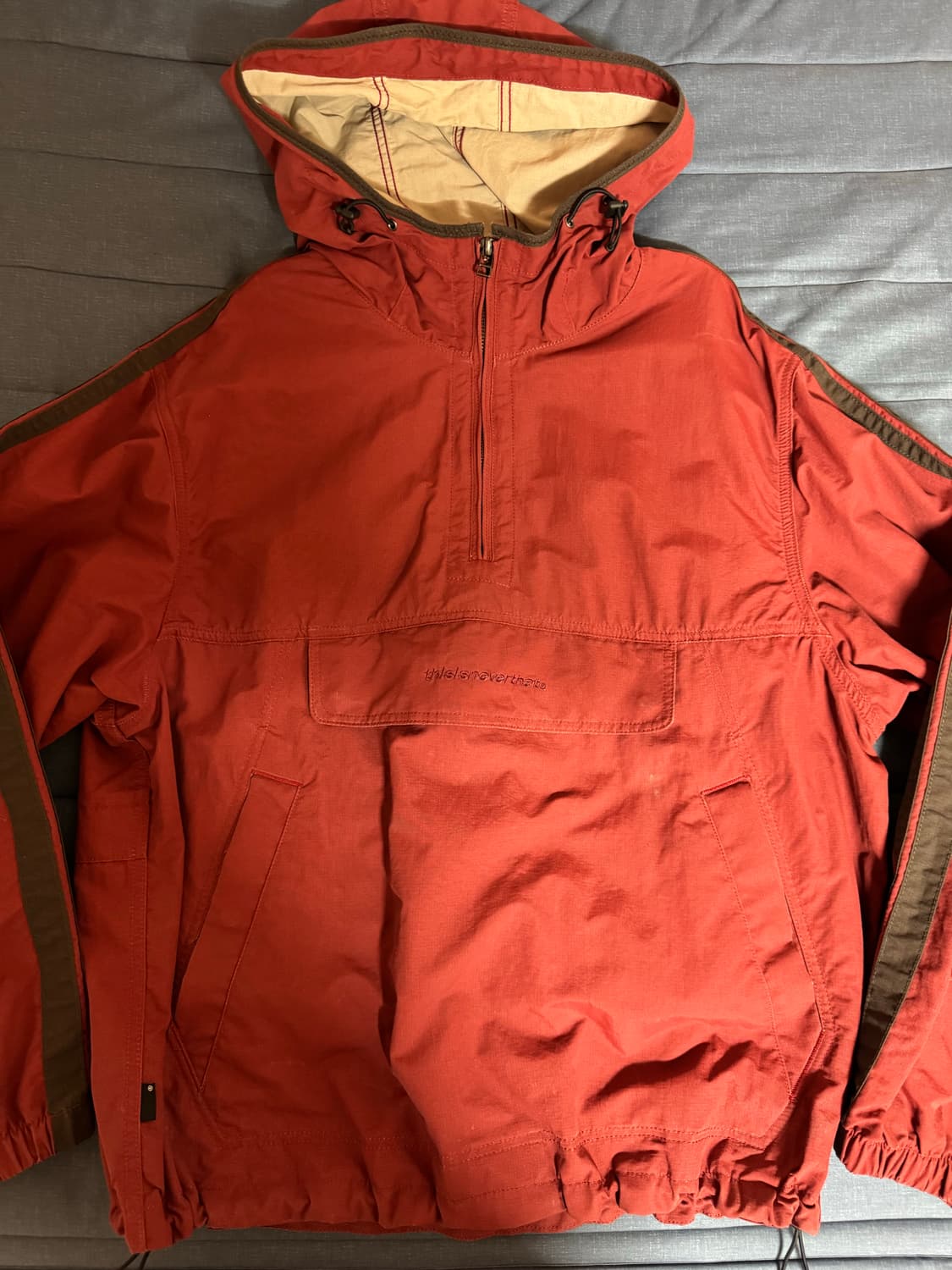 디스이즈네버댓 아노락 자켓 레드 M 상품이미지3