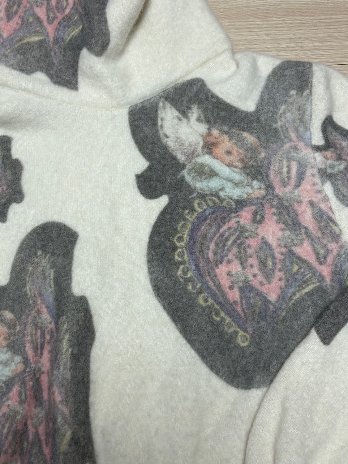 Kiko kostadinov 프린트 목폴라 니트 상품이미지3