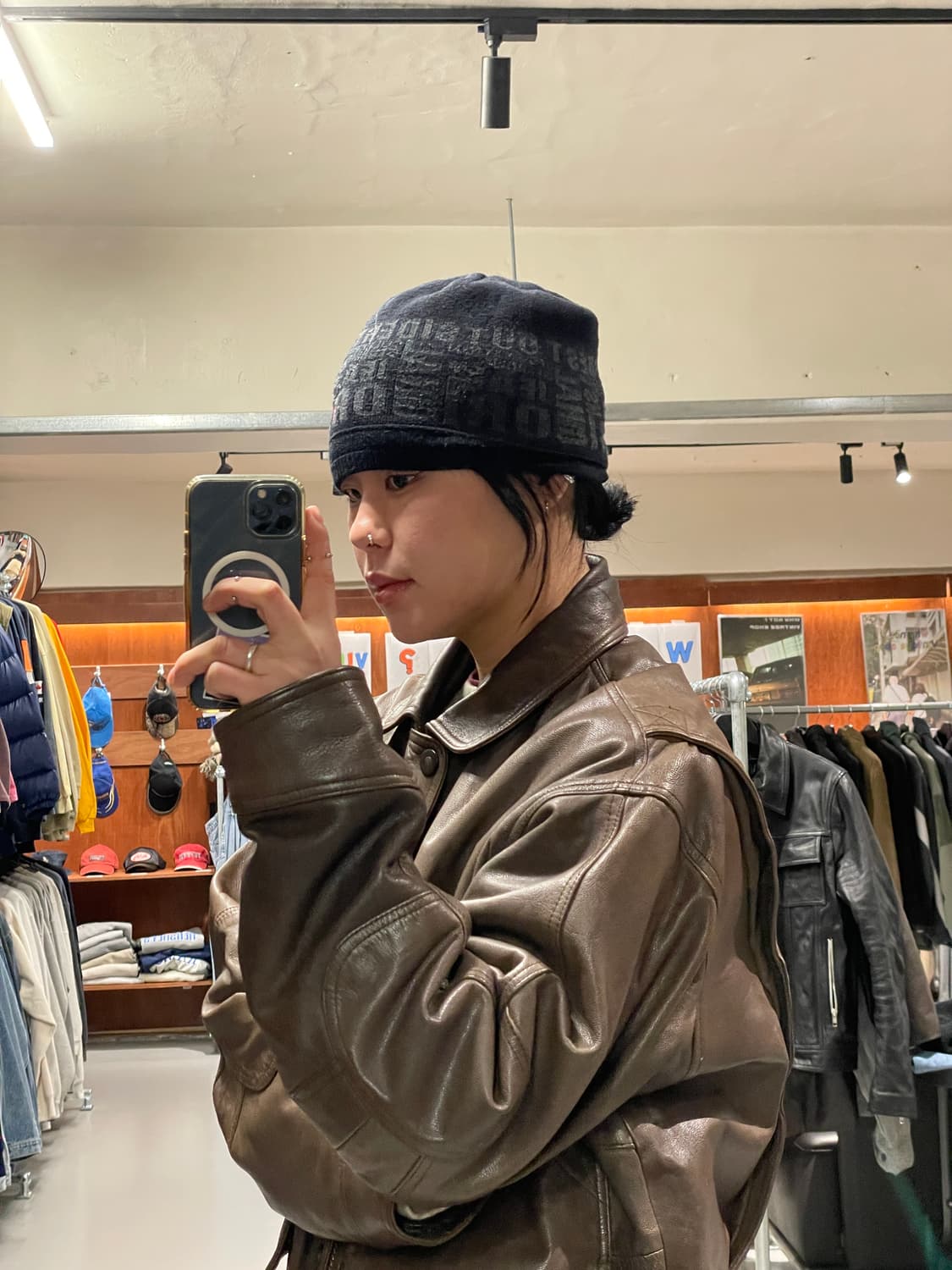 빈티지 숏 비니  상품이미지2