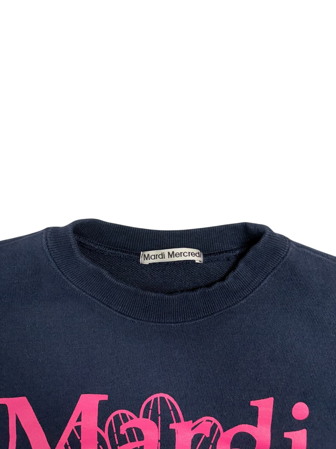 마르디 메크르디 맨투맨 네이비 상품이미지2