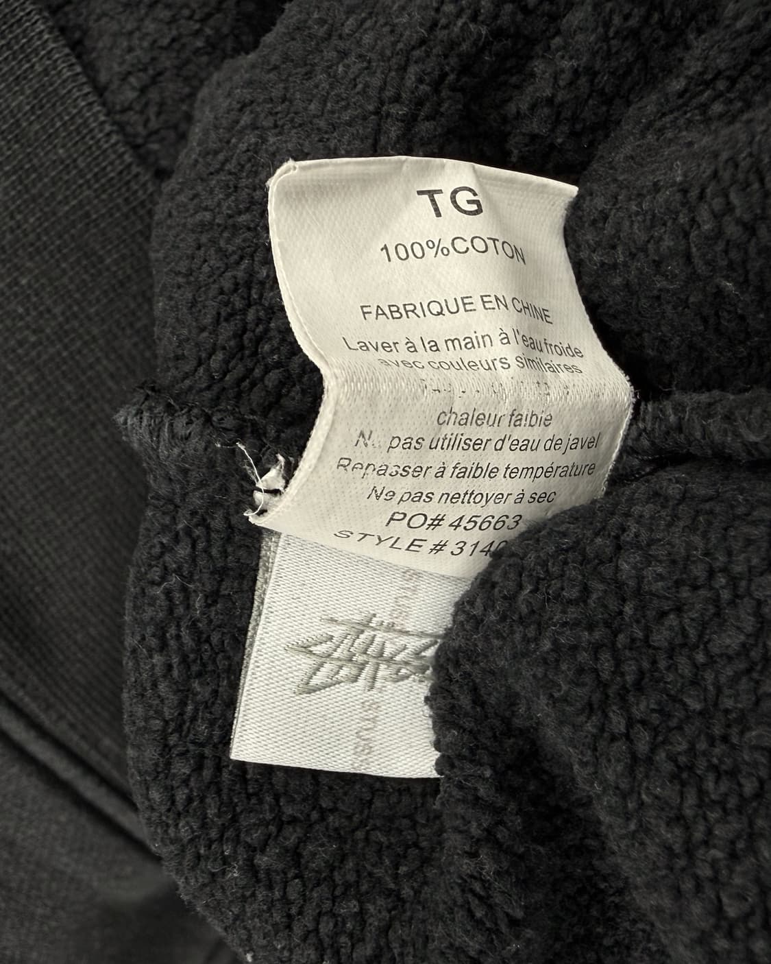 스투시 인터내셔널 C로고 스웻 후디 블랙 상품이미지7