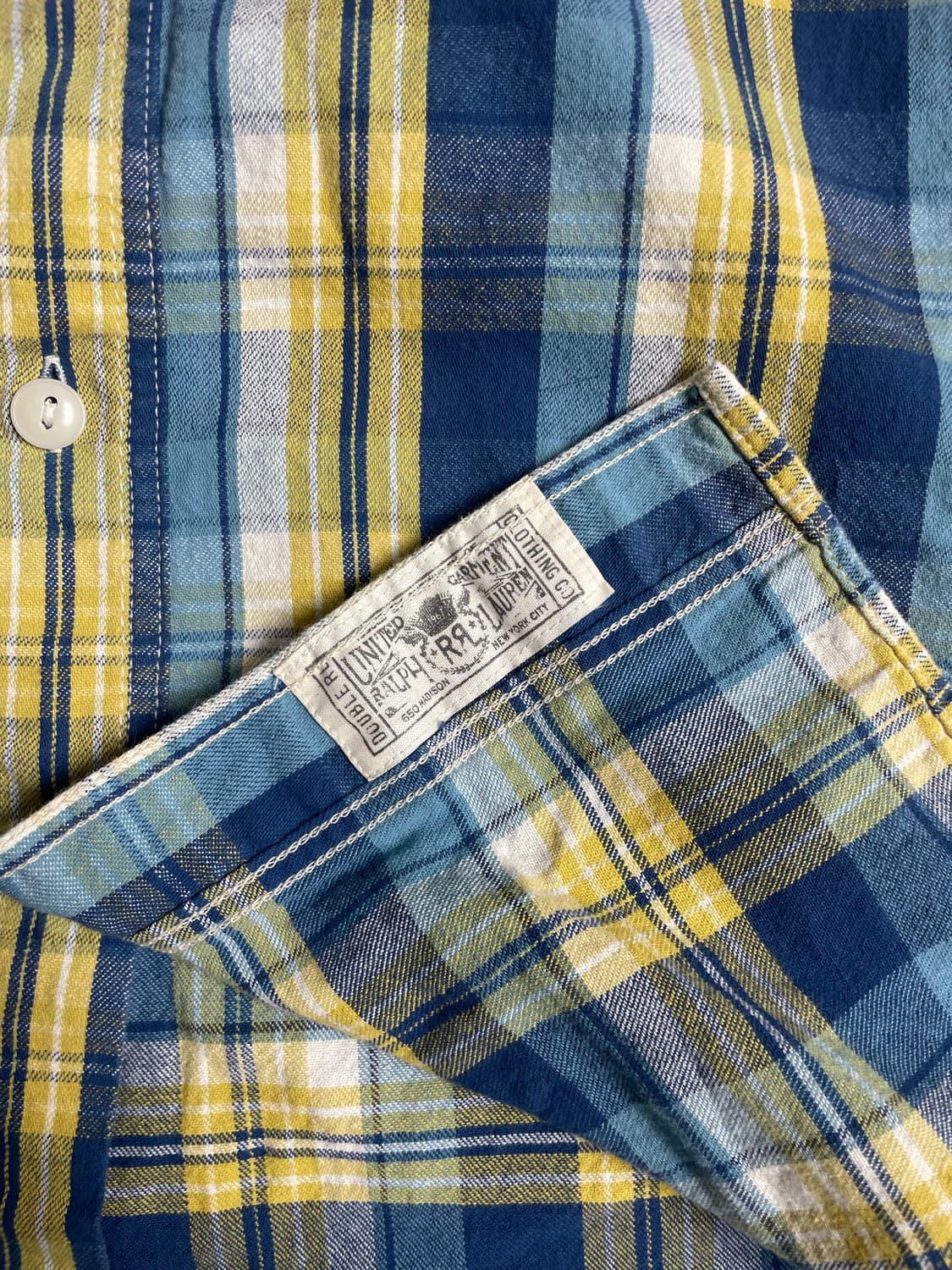 RRL 플레이드 워크셔츠(M) 상품이미지3