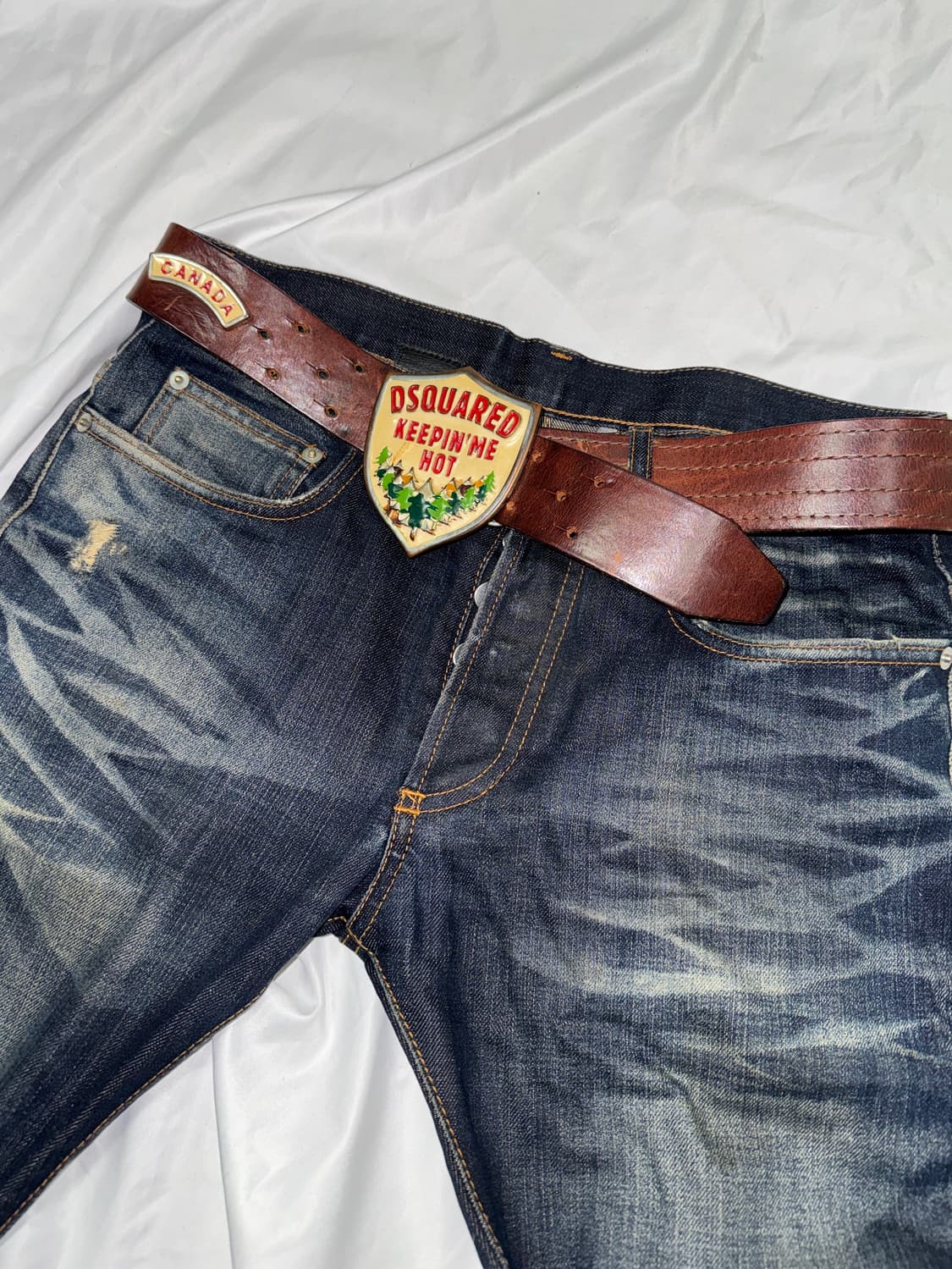 디스퀘어드2 빅 버클 벨트 상품이미지2