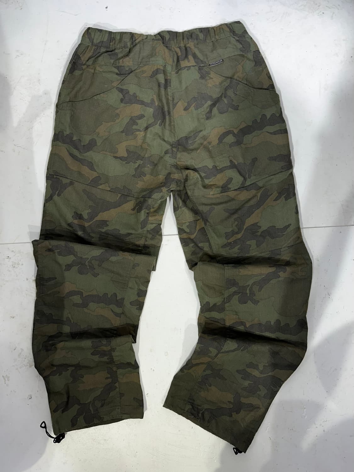 컬럼비아 카키 와이드 밀리터리 카모 카고 팬츠 M 상품이미지5