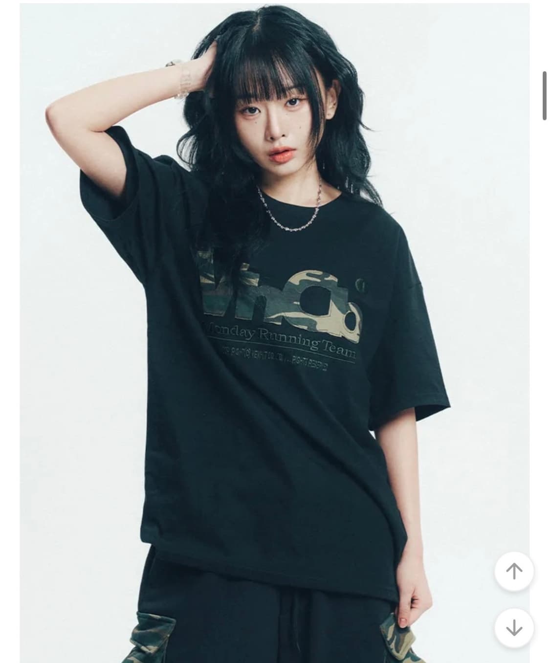 벤힛 MRT 카모 아플리케 반팔티 상품이미지1
