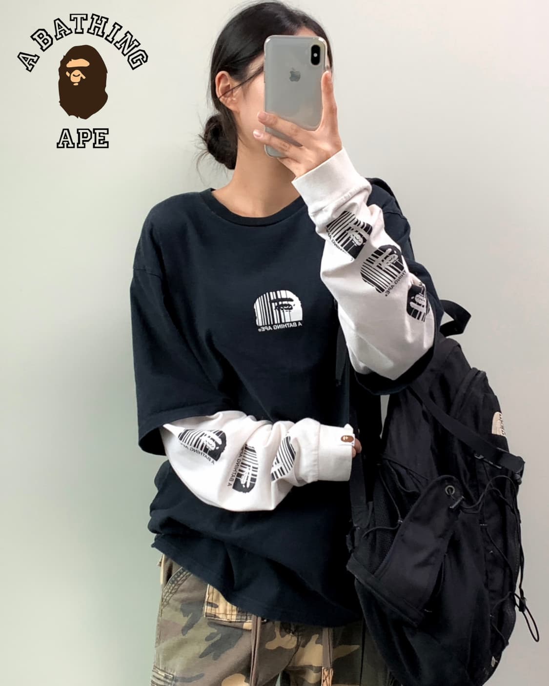 베이프 롱슬리브 상품이미지2