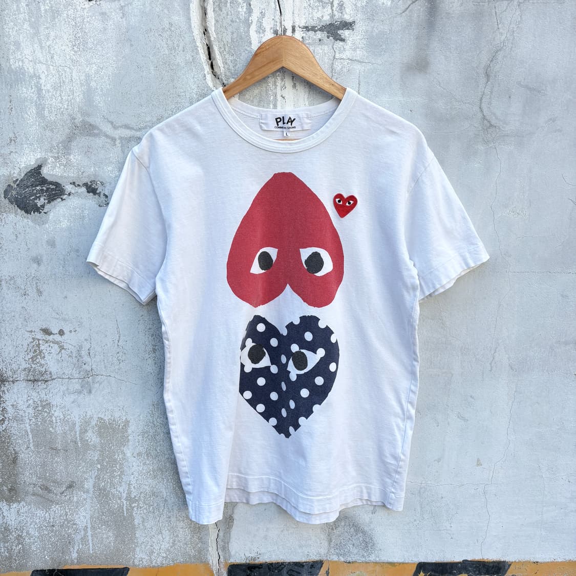 Comme des Garcons 꼼데가르송 도트 반팔 티셔츠 상품이미지1